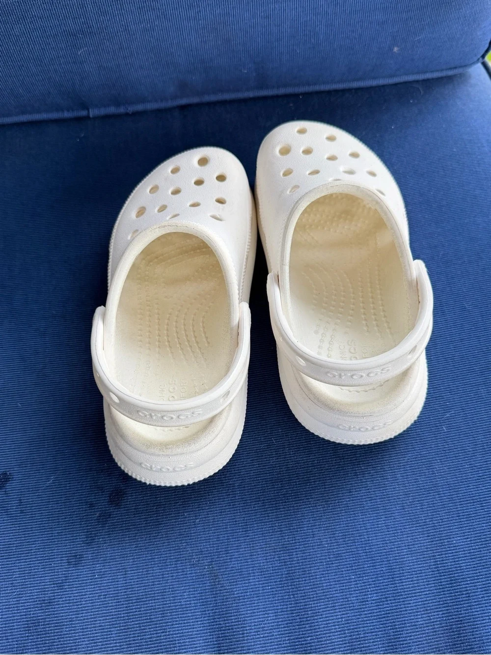 CROCS Kids Classic Clogs in White